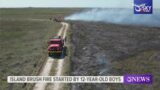 CCFD: Padre Island brush fire started by 12-year-olds trying to cook in dunes