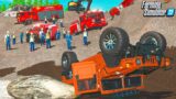 CONSTRUCTION SITE ACCIDENT – MAJOR DISASTER FIRE RESCUE | CAN WE MAKE MILLIONS? FARMING SIMULATOR 22
