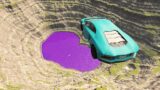 Cars vs Leap of Death Jumps into Purple Water #151 – BeamNG.drive