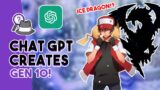 Chat GPT Creates the 10th Generation of Pokemon!?