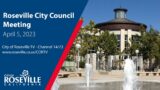City Council Meeting of April 5, 2023 – City of Roseville, CA