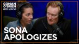 Conan Demands An Apology From Sona | Conan O'Brien Needs A Friend