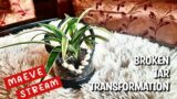 DIY Broken Jar Transformation into a Beautiful Planter