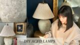 DIY Terracotta Aged Vessel Lamp | Thrift Flip | Restoration Hardware Dupe