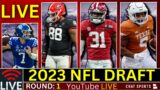 Detroit Lions 2023 NFL Draft Streaming Watch Party- Round 1 Highlights, And Reactions To NFL Draft