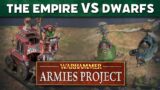 Dwarfs vs The Empire Warhammer Armies Project  Reupload of a Live Battle Report