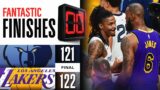 EXCITING ENDING In Final 1:03 Grizzlies vs Lakers | January 20, 2023