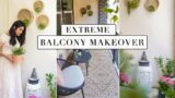 EXTREME BALCONY MAKEOVER | Modern Boho Zen Plant Garden | Apartment Friendly | Spring & Summer 2023