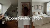 EXTREME ROOM TRANSFORMATION *very aesthetic*: bedroom & office edit