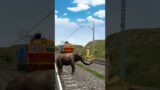 Elephant save cobra from train track – funny vfx video