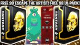 FREE 99 ESCAPE THE ARTIST QB! FREE 98 ULTIMATE LEGEND PACK! | MADDEN 23 ULTIMATE TEAM