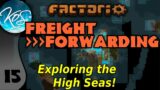 Factorio Freight Forwarding Mod 15 – NEW LANDS – Ships, trains! – Let's Play