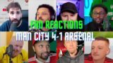 Fan Reactions Man City 4-1 Arsenal | Fan Reactions