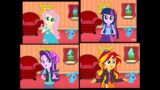 Fluttershy, Twilight Sparkle, Starlight Glimmer And Sunset Shimmer Sings The Mailtime Song!