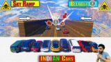 GTA 5 Indian Cars Vs Sky Ramp Blender Drag Race Challenge GTA 5