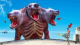 Giant DOG Monster Attack AND Destroys LOS SANTOS In GTA 5 – Cerberus