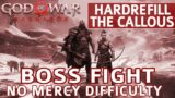 God of War Ragnarok – Hardrefill the Callous Boss Fight (No Mercy Difficulty)