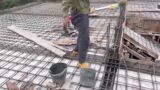 Handcrafted construction – Panoramic ceiling covered with reinforcement
