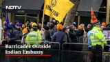 Heavy Security Keeps Khalistan Supporters Away From Indian Mission In UK