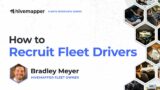 How to Recruit Fleet Drivers using a Referral Program with Bradley Meyer