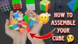 How to assemble a Rubik's cube | How to fix all broken pieces of cube | Resolve Your broken cube |