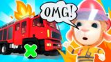 How to put out a fire Truck | Firefighters To The Rescue + More | Safety with fire