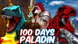 I Spent 100 Days as a Paladin to Fight Powerful Bosses