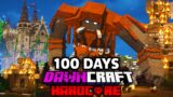 I Survived 100 Days in Hardcore DAWNCRAFT… Here's What Happened