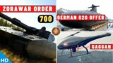 Indian Defence Updates : 700 Zorawar Tanks Order,Germany Submarine Offer,Gaggan Camera Deal For UAV