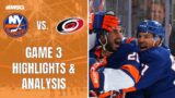 Islanders Score 4 Late Goals For Rebound Win Over Hurricanes On Long Island | New York Islanders
