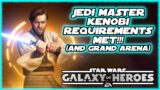 JEDI MASTER KENOBI is Almost Here!  Watch Me Play Tiers 1-3 For the First Time!  Plus Grand Arena!