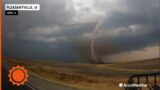 Jaw-dropping 360-degree tornado timelapse | AccuWeather