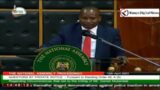 LIVE!! Fireworks as Interior CS Kithure Kindiki appears before MPs in parliament!!