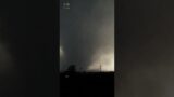 Large Tornado moving into Cole, Oklahoma yesterday