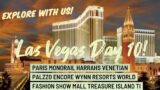 Las Vegas tour! Paris Monorail Harrah’s walk through Venetian Palazzo Encore Wynn Resorts World TI