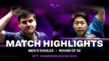 Lim Jonghoon vs Dimitrij Ovtcharov | MS R32 | WTT Champions Macao 2023