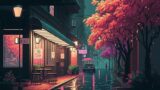 Lofi Hip Hop on a Rainy City Road | Beats to Relax & Study | Rain Fall Sounds White Noise | HD