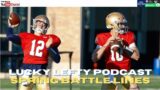 Lucky Lefty Podcast: Spring Battle Lines | Scrimmage Report | Marcus Freeman Presser