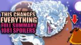 MAJOR SECRET REVEALED (Full Summary) / One Piece Chapter 1081 Spoilers