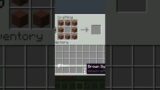 MINECRAFT – HOW TO CRAFT BROWN TERRACOTTA #shorts