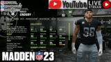 Madden 23 Franchise Mode | LV Raiders Rebuild Part 01 | Season 1 Week 1 Vs The Los Angeles Chargers