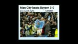 Man City beats Bayern 3-0#championsleague#city #bayern