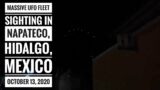 Massive UFO Fleet Sighting in Napateco, Hidalgo, Mexico on October 13, 2020