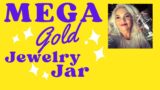 Mega Gold Jewelry Jar Solid Gold Rings Goodwill Score!