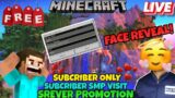 Minecraft Live l Join My Smp BedRock + JavaEdition |@liveinsaan WITH @GamerFleet