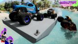 Monster Jam INSANE Racing, Freestyle and Crashes #4 | BeamNG Drive | Steel Titans