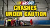 NASCAR Crashes Under Caution