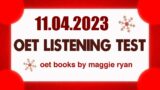 OET LISTENING TEST 11.04.2023 maggie ryan #oet #oetexam #oetnursing #oetlisteningtest