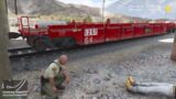 Officers Save Unresponsive Person Stuck on Train Tracks | GTAV LSPDFR