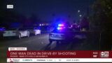 PD: Man killed in drive-by shooting in Phoenix